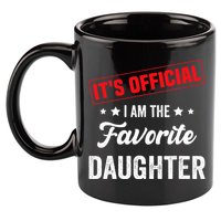 it's o.fficial i am the favorite daughter 11oz C Handle Ceramic Mug