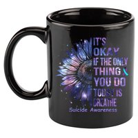 Its Okay If The Only Thing You Do Today Is Breathe 11oz C Handle Ceramic Mug