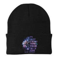 Its Okay If The Only Thing You Do Today Is Breathe Beanie