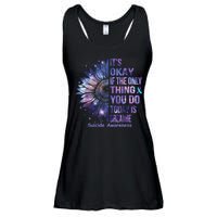 Its Okay If The Only Thing You Do Today Is Breathe Ladies Essential Flowy Tank