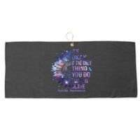 Its Okay If The Only Thing You Do Today Is Breathe Large Microfiber Waffle Golf Towel