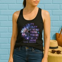 Its Okay If The Only Thing You Do Today Is Breathe Womens Tank Top