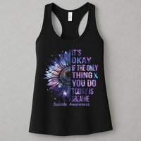Its Okay If The Only Thing You Do Today Is Breathe Womens Tank Top
