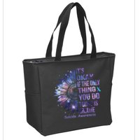 Its Okay If The Only Thing You Do Today Is Breathe Zip Tote Bag