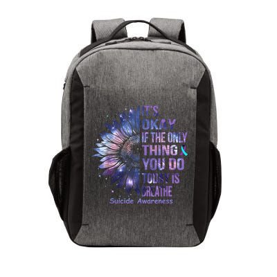 Its Okay If The Only Thing You Do Today Is Breathe Vector Backpack
