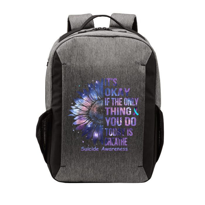 Its Okay If The Only Thing You Do Today Is Breathe Vector Backpack