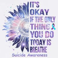Its Okay If The Only Thing You Do Today Is Breathe Garment-Dyed Sweatshirt
