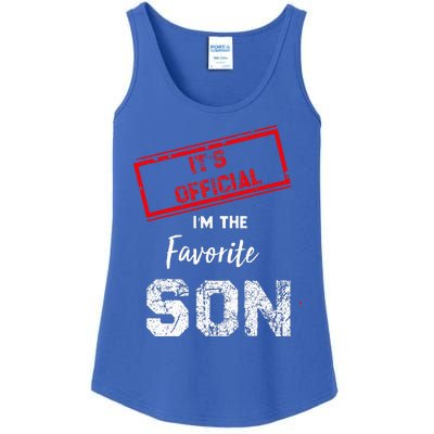 It's Official I'm The Favorite Son Ladies Essential Tank