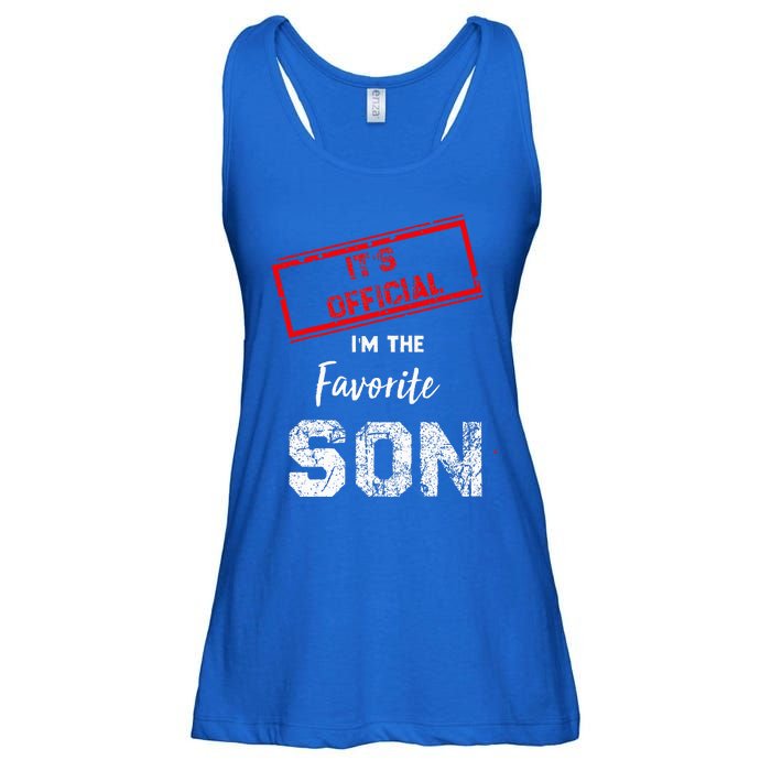 It's Official I'm The Favorite Son Ladies Essential Flowy Tank