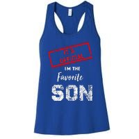 It's Official I'm The Favorite Son Women's Racerback Tank