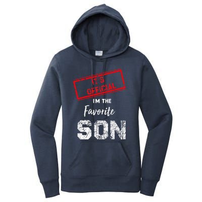 It's Official I'm The Favorite Son Women's Pullover Hoodie