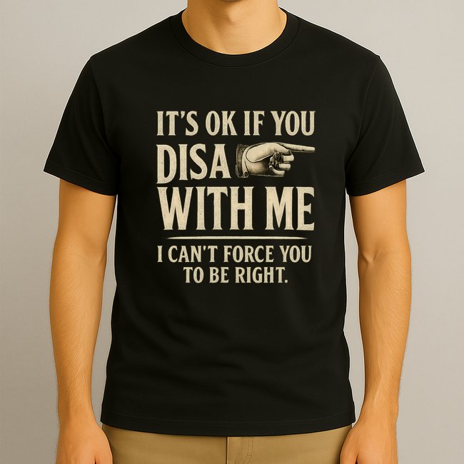 It's OK If You Disagree With Me T-Shirt