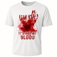 Im Ok Its Not My Blood Funny Halloween Zombie Cooling Performance Crew T-Shirt