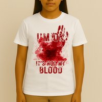 Im Ok Its Not My Blood Funny Halloween Zombie T-Shirt