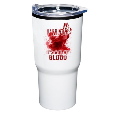 Im Ok Its Not My Blood Funny Halloween Zombie Tumbler