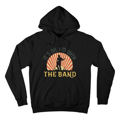 Its Ok Im With The B.A.N.D Roadie Music Production Concert Hoodie