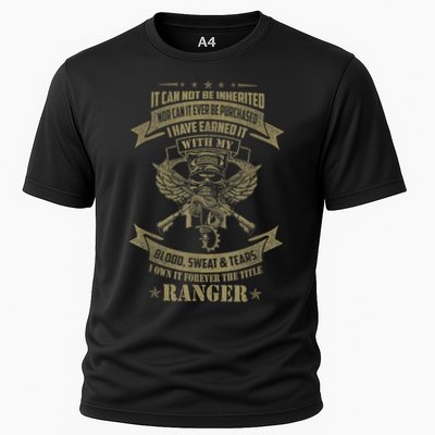 I Own It Forever The Title US Army Ranger Veteran Gift Cooling Performance Crew T-Shirt