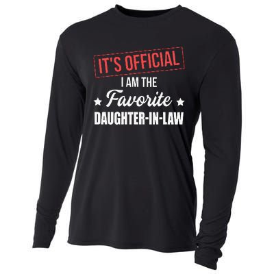 It's O.fficial I'm The Favorite Daughter in law Cooling Performance Long Sleeve Crew