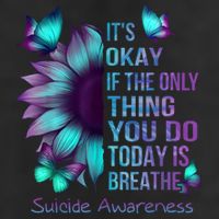 Its Okay If The Only Thing You Do Today Is Breathe Hat