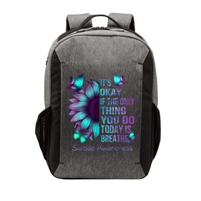 Its Okay If The Only Thing You Do Today Is Breathe Vector Backpack