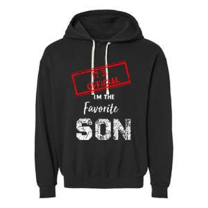 Its Official Im The Favorite Son Garment-Dyed Fleece Hoodie