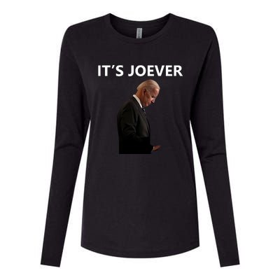 ItS Over Joe Biden ItS Joever Womens Cotton Relaxed Long Sleeve T-Shirt