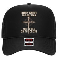 I only kneel for one man an he died on the cross Jesus Hat