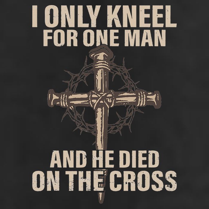 I only kneel for one man an he died on the cross Jesus Hat