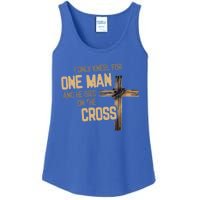 I Only Kneel For One And He Died On The Cross Christian Gift Ladies Essential Tank