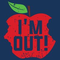 Im Out Last Day Of School Summer Break Teacher Cooling Performance Crew T-Shirt