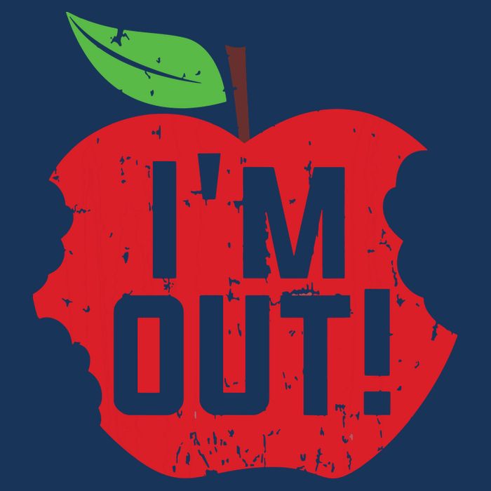 Im Out Last Day Of School Summer Break Teacher Cooling Performance Crew T-Shirt