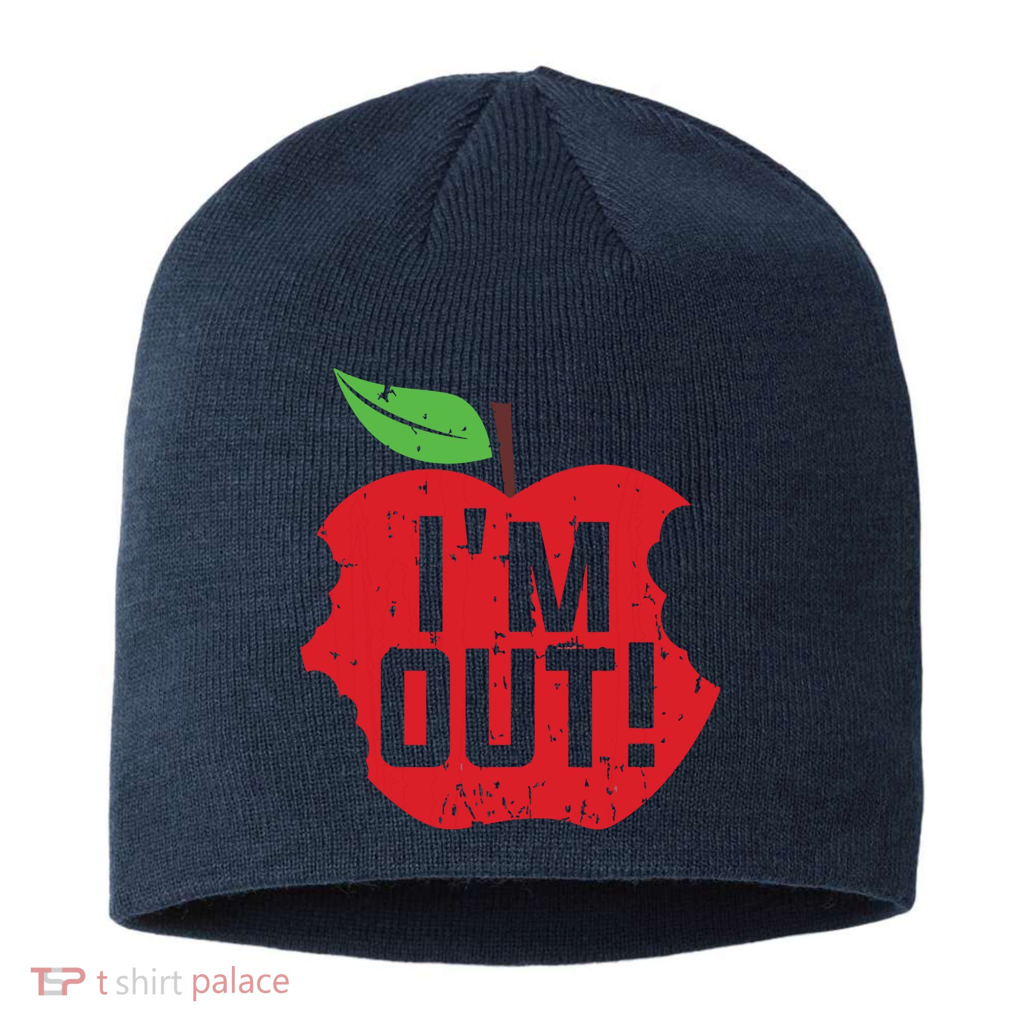 Im Out Last Day Of School Summer Break Teacher Sustainable Beanie