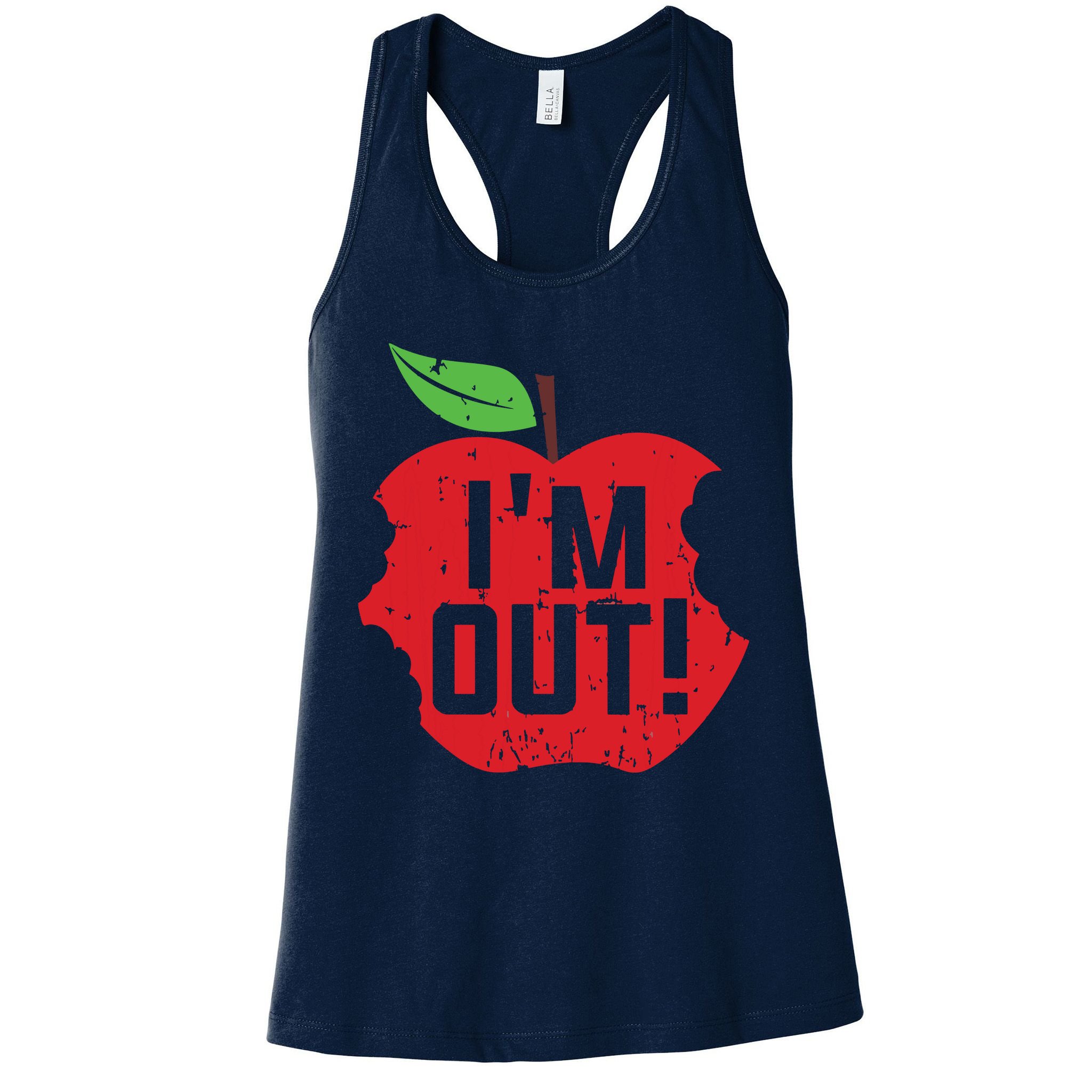Im Out Last Day Of School Summer Break Teacher Womens Tank Top