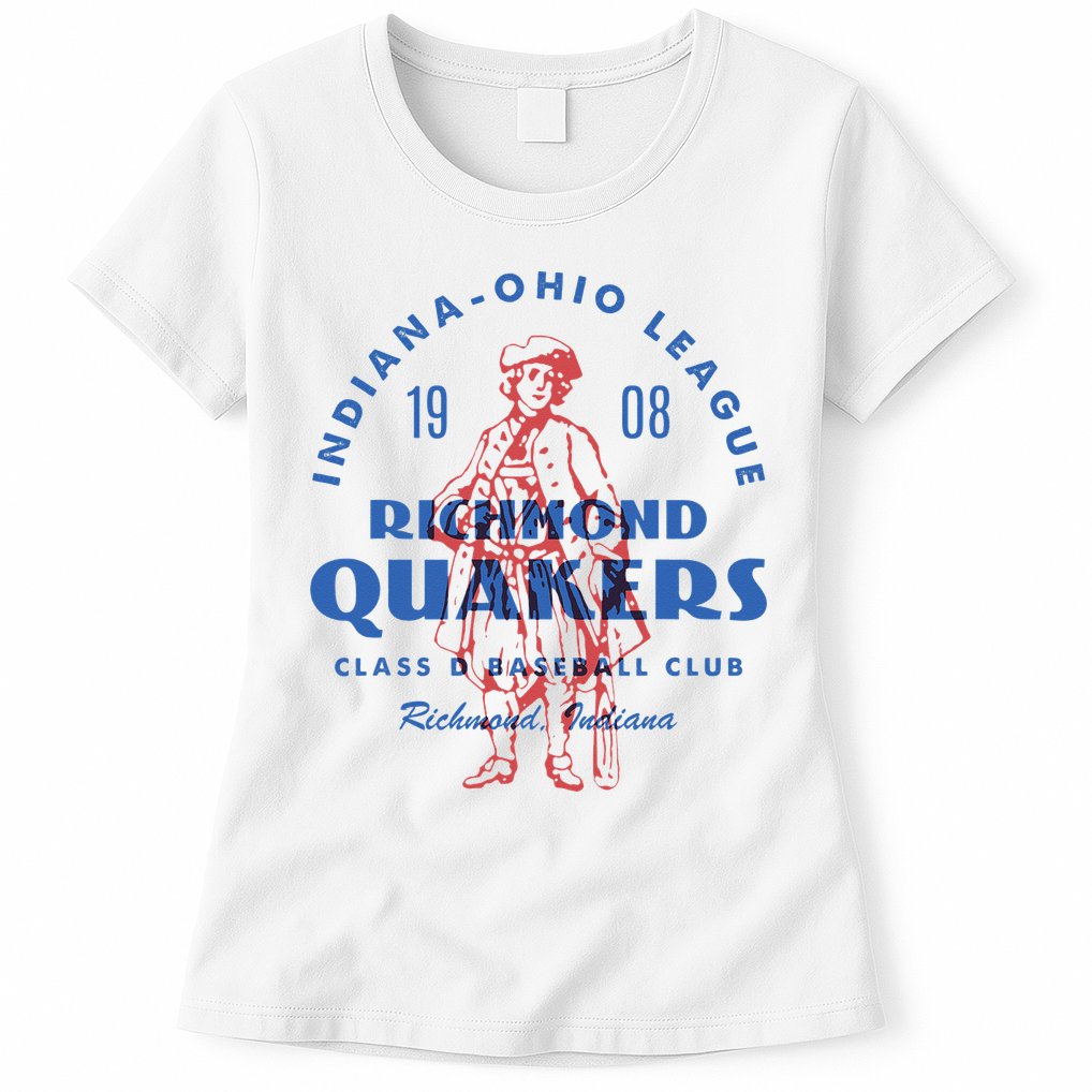 Indiana Ohio League Richmond Quakers Womens T-Shirt