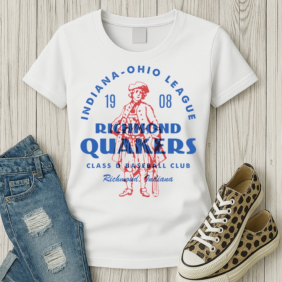 Indiana Ohio League Richmond Quakers Womens T-Shirt