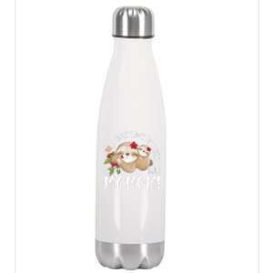 I Only Love My Tree And My Mom Stainless Steel Insulated Water Bottle