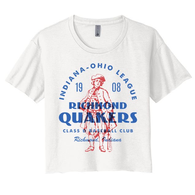 Indiana Ohio League Richmond Quakers Crop Top