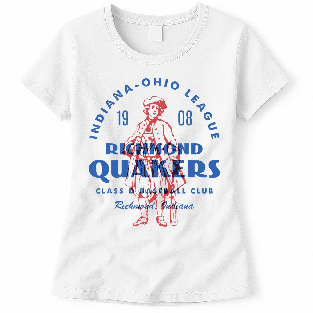 Indiana Ohio League Richmond Quakers Womens T-Shirt