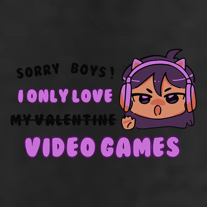 I Only Love Video Games Headphones Cat Ears 11oz C Handle Ceramic Mug