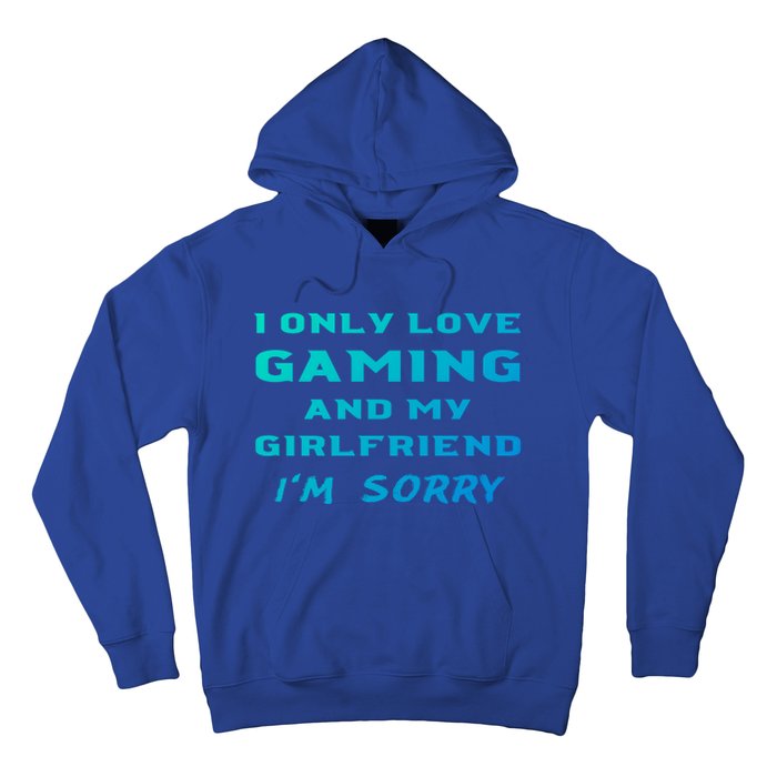 I Only Love Gaming And My Friend Sorry Gamer Friend Funny Gift Hoodie