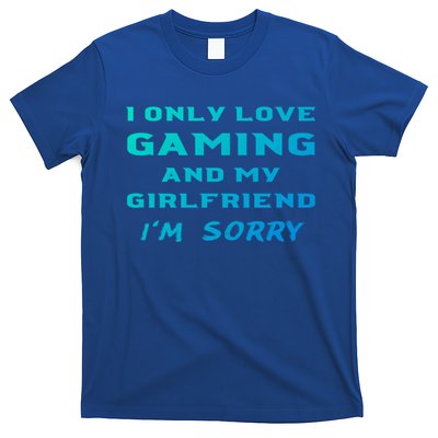 I Only Love Gaming And My Friend Sorry Gamer Friend Funny Gift T-Shirt