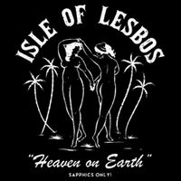 Isle Of Lesbos Heaven On Earth Lesbian Pride Tall T-Shirt