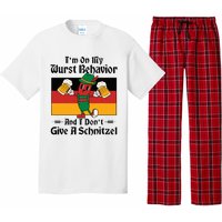 IM On My Wurst Behavior And I DonT Give A Schnitzel Pajama Set