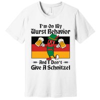 IM On My Wurst Behavior And I DonT Give A Schnitzel Premium T-Shirt