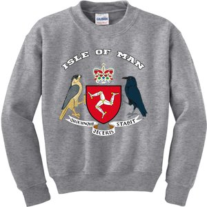 Isle Of Man Coat Of Arms Of Coat Of Arm Flag Manx Kids Sweatshirt