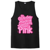 In October Medical Assistant wear pink CMA Breast Cancer PosiCharge Competitor Tank