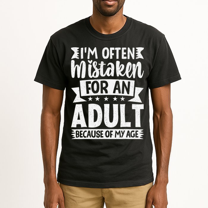 Im Often Mistaken For An Because Of My Age Funny Tall T-Shirt
