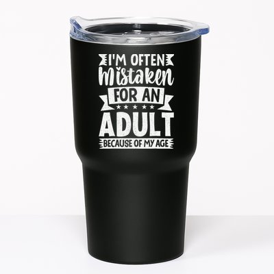Im Often Mistaken For An Because Of My Age Funny Tumbler
