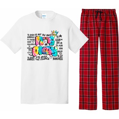 ItS Okay Mental Health Breakdown Pajama Set