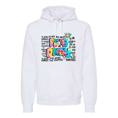 ItS Okay Mental Health Breakdown Premium Hoodie